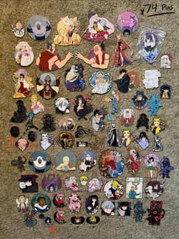 Anime Enamel Pins Huge Mega Lot 479+ Pieces Collection
