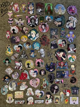 Anime Enamel Pins Huge Mega Lot 479+ Pieces Collection
