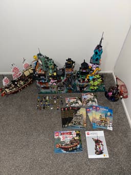 LEGO Ninjago City Mega Lot 6 Sets 17,000 Pieces Destiny Bounty
