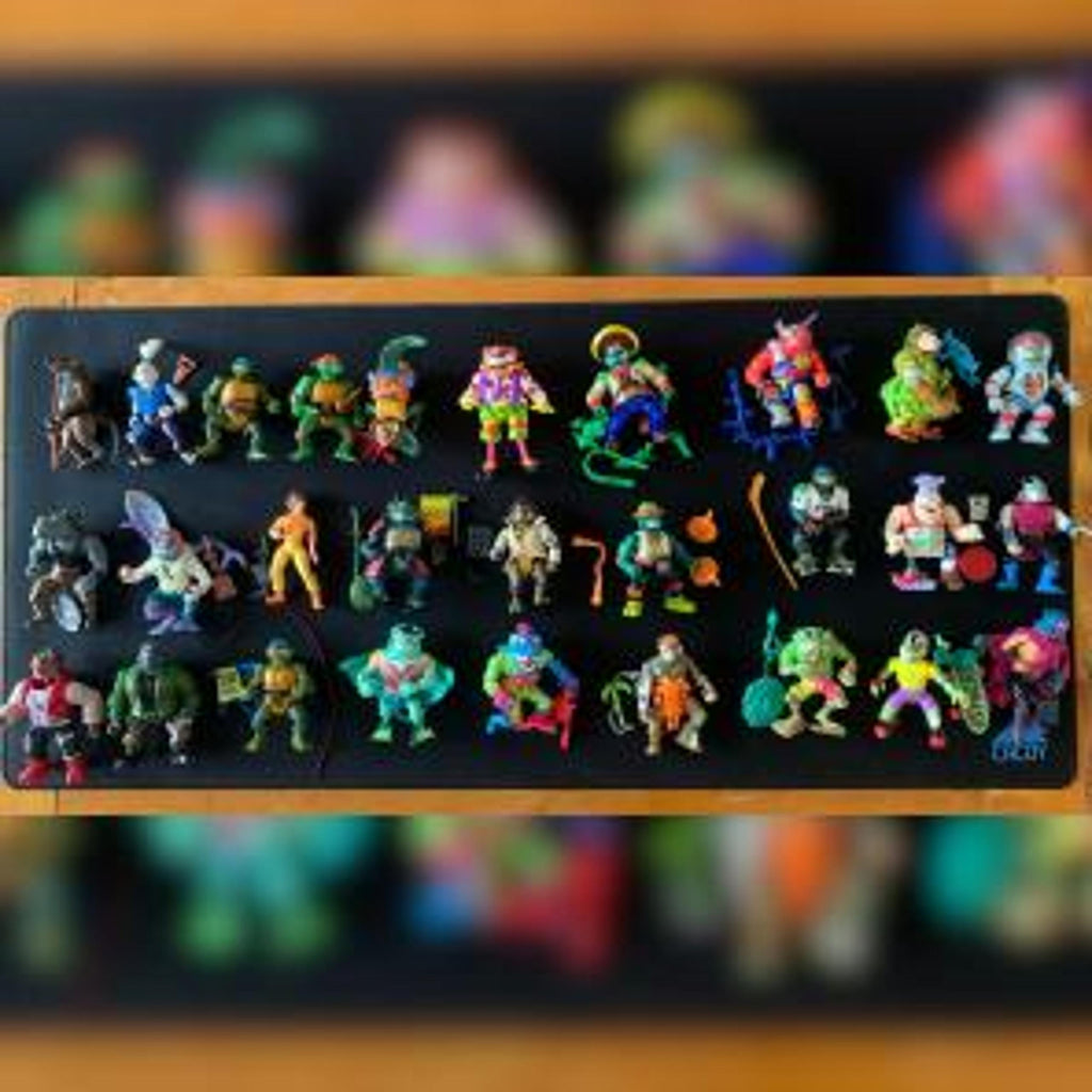 HUGE VINTAGE TEENAGE MUTANT NINJA TURTLES LOT 90% COMPLETE TMNT