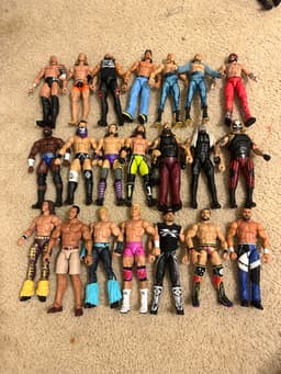 Huge WWE Wrestling Figure Collection Mega Lot